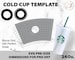 Template Svg Pre-size for Venti Cold Cup 24 oz, Starbucks Cup Svg Png Eps Dxf 