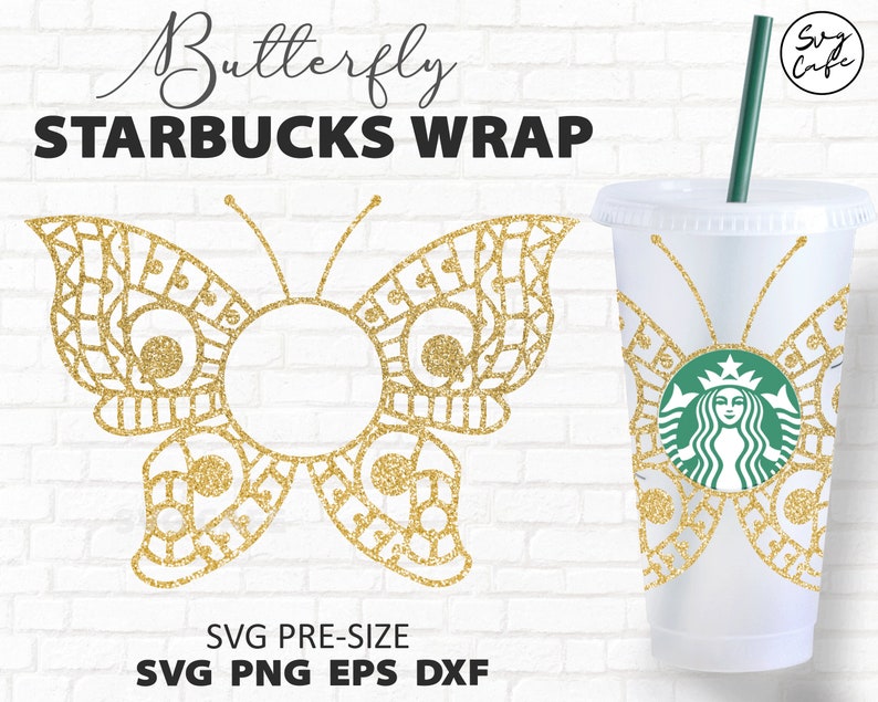 Download Starbucks Butterfly Cold Cup Svg Starbuck Full Wrap Svg | Etsy