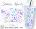 No Hole 24oz Venti Cold Cup Sketchy Hearts for Starbucks Cup, Svg Dxf Png File Digital Download 