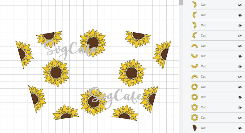 Free Free 343 Template Sunflower Starbucks Cup Svg SVG PNG EPS DXF File