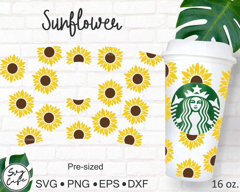 Free SVG Sunflower Svg Starbucks Cup Free 20418+ SVG File