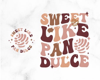 Zoet brood, Pan Dulce Svg Png Dxf voor snijden of afdrukken, Mexicaans zoet brood