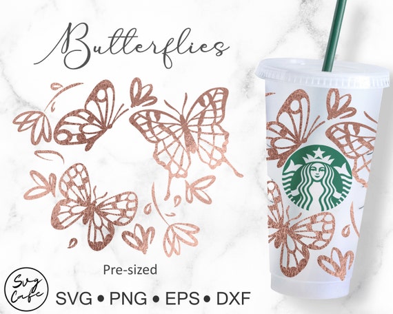 Butterfly Jewelry Tumbler Design 20oz Graphic by Cluckcluckstore · Creative  Fabrica