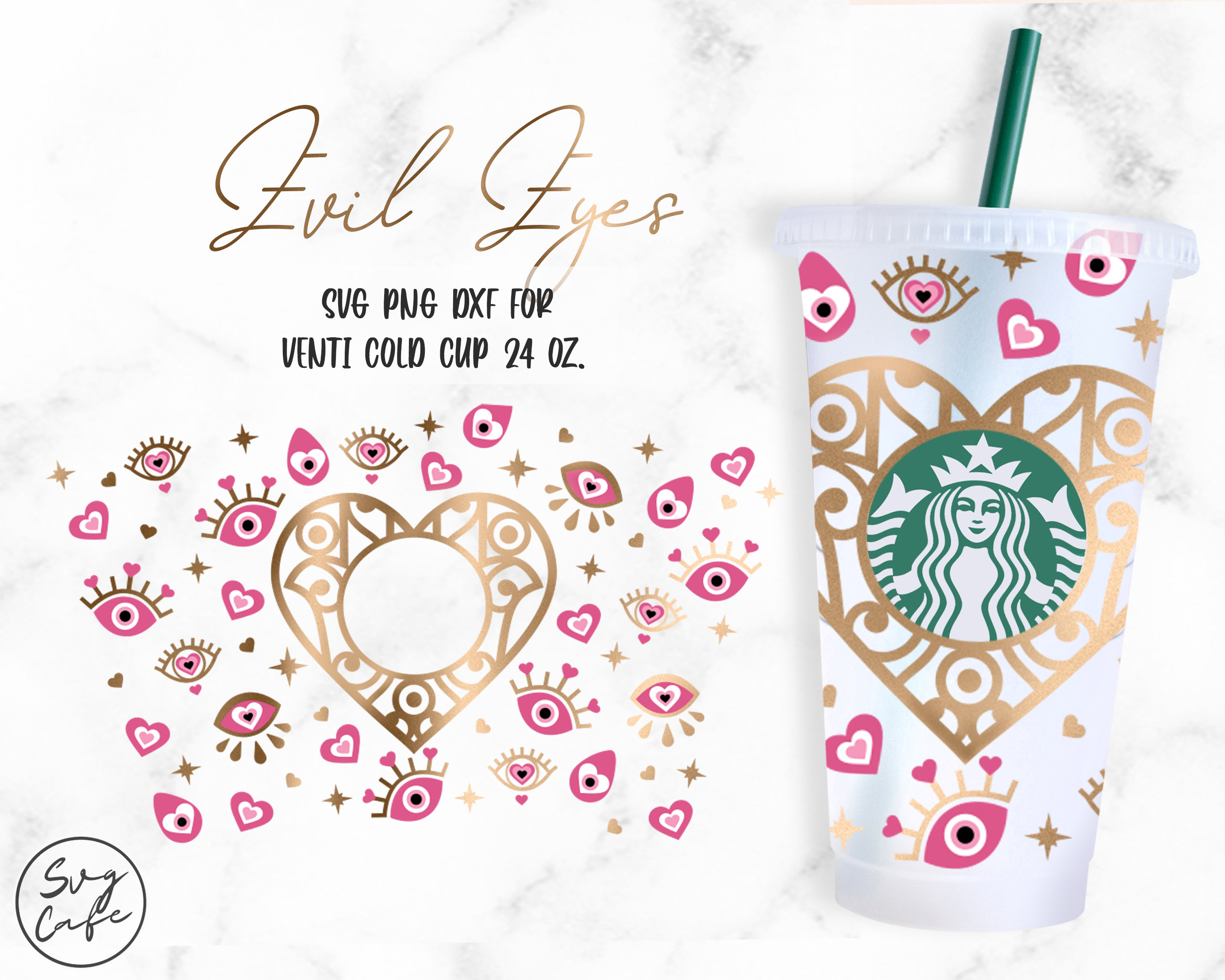 Evil Eye Starbucks Cup 🧿🤍  Vaso de starbucks, Botellas de starbucks,  Bebidas de starbucks