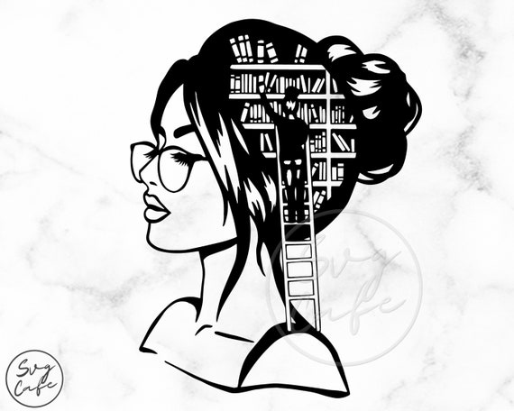 Just a Girl Who Loves Books SVG Just a Girl Who Loves Books SVG