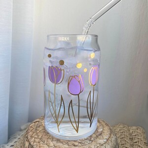 Tulips • 16oz Glass Can Cut Files, Svg Dxf Png File Digital Download - Etsy