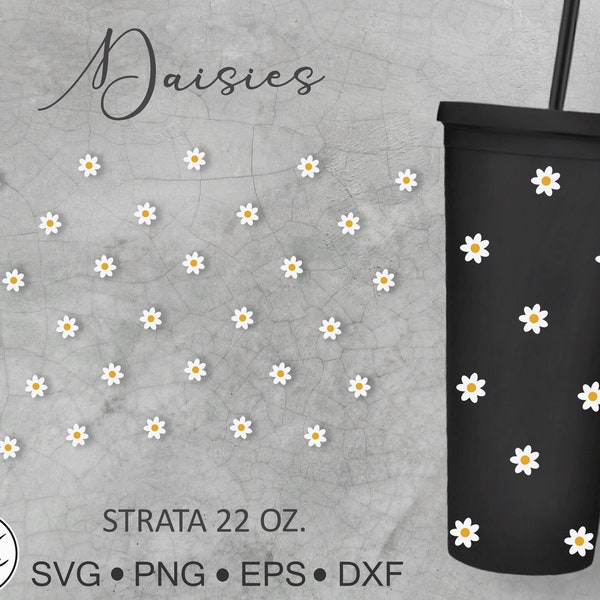 22 Unzen Schichten Gänseblümchen Design SVG Png Eps Dxf Dateien Digital Download