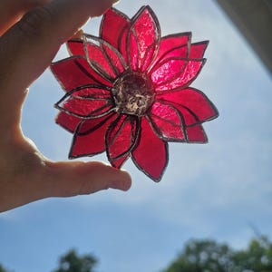 Glass 3D Sunflower
