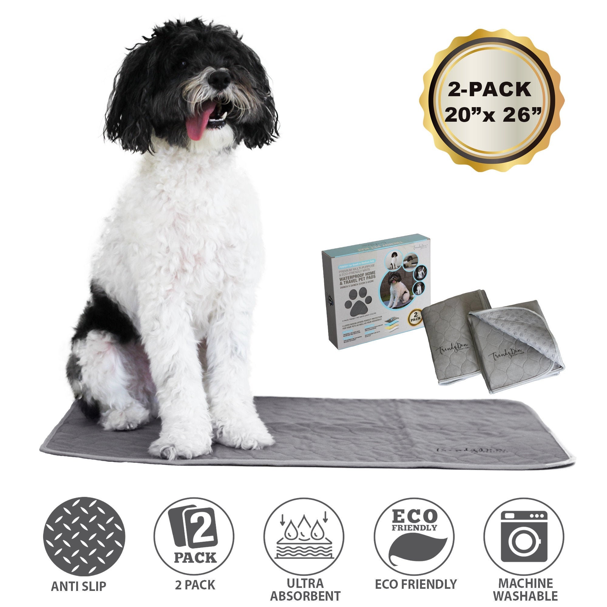 Dog Pee Pad Blanket Reusable Absorbent Diaper Washable Puppy Training Pad  Pet Bed Urine Mat Car Seat Cover For Pet - Dog Beds/mats - AliExpress