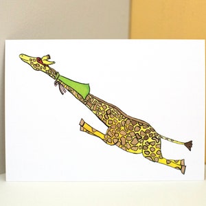 Postkarte - Supergiraffe