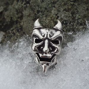 Insigne d&#39;épingle de masque de démon japonais Oni