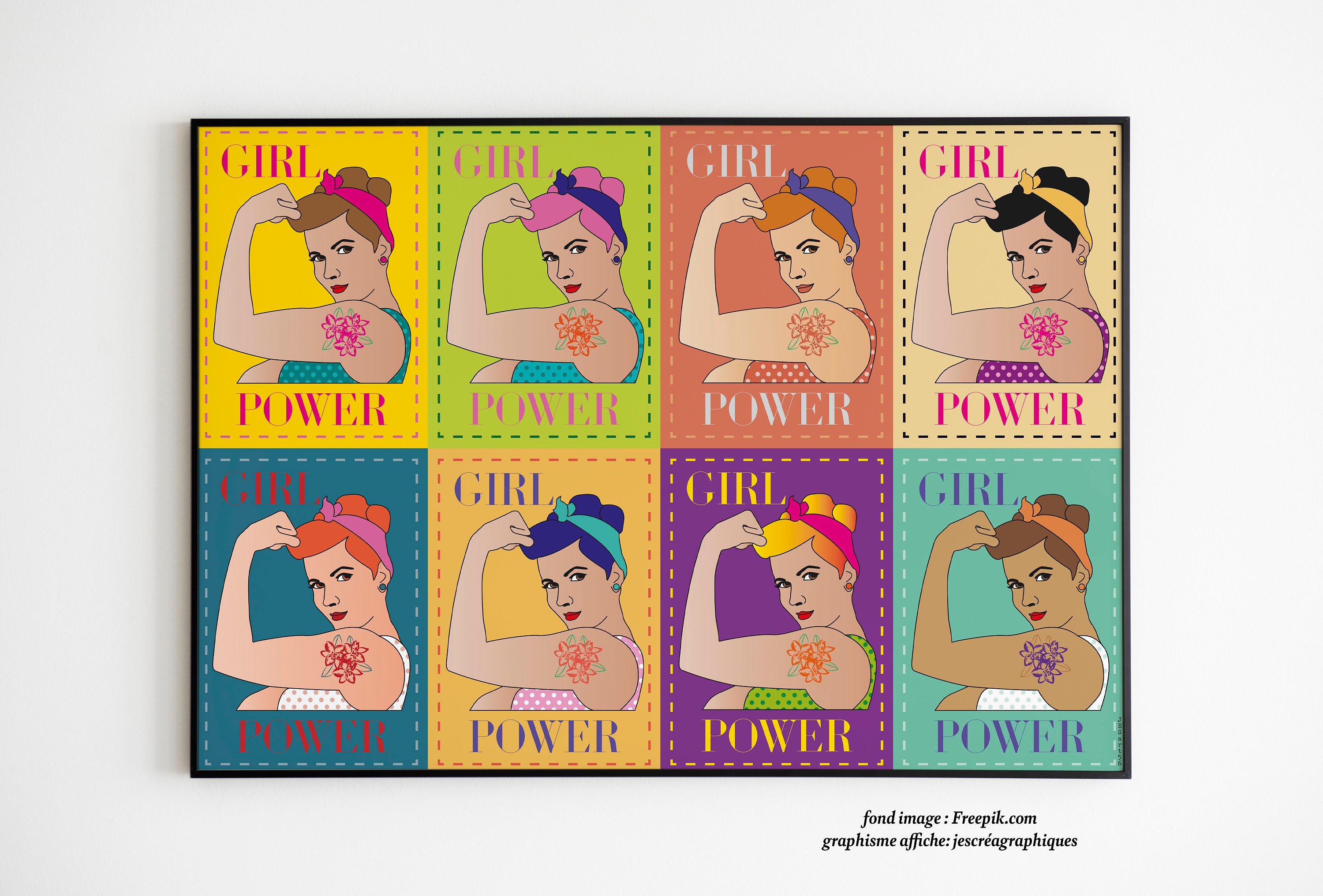 Affiche Déco Girl Power