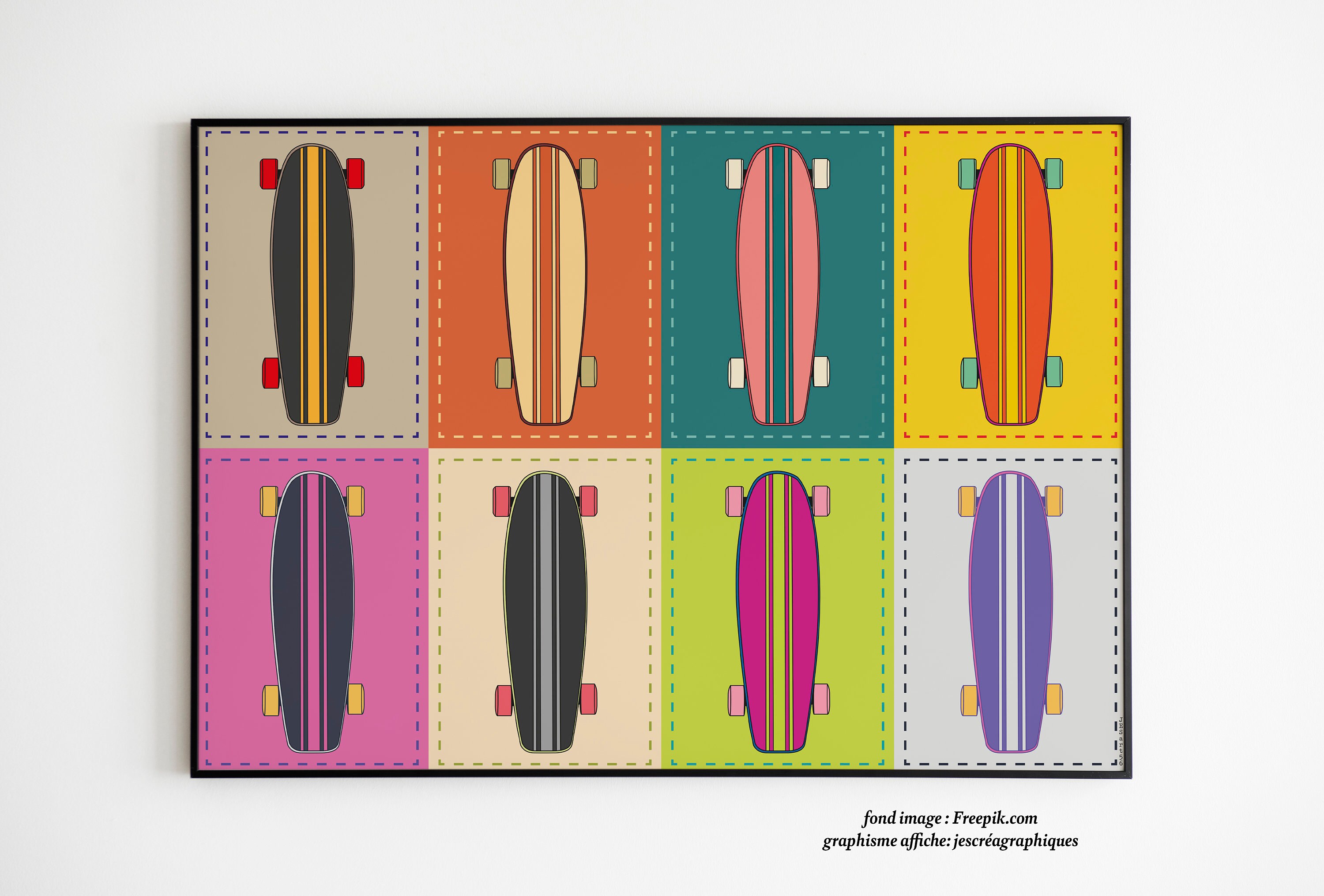 Affiche Skateboard
