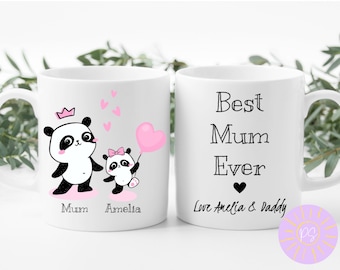 Personalized Best Mum Ever Mug – Custom Mother's Day Gift