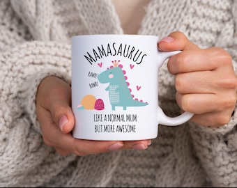 Mamasaurus Coffee Mug, Roarsome Mum, Mother's Day Gift