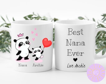 Personalized Nana Ever Ceramic Mug, Mother's Day Gift