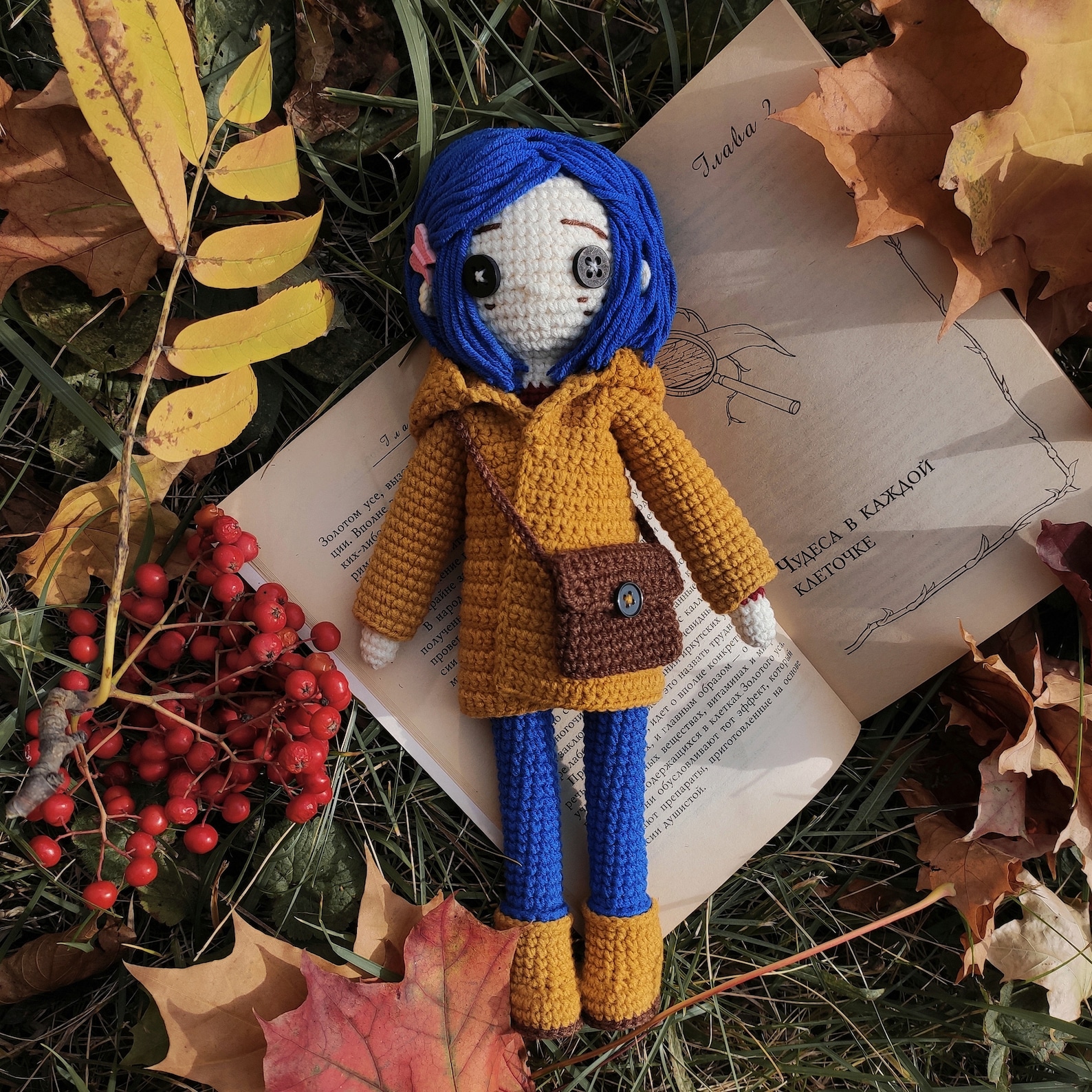 Crochet Coraline Coraline doll Coraline pattern crochet Etsy