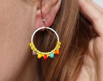 Macrame Jewellery Kit - Craft Kit - Macrame Kit- Larking Around Earrings