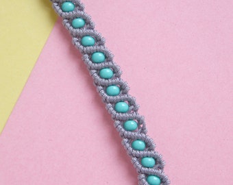 Macrame Bracelet Kit - Craft Kit for Adults - Beaded Macrame Bracelet Kit