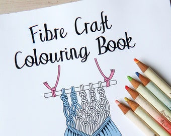 Fibre Craft Colouring Book for Adults