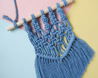 Macrame Wall Hanging Kit - DIY Macrame Hanging - Off the Wall Macrame Wall Hanging