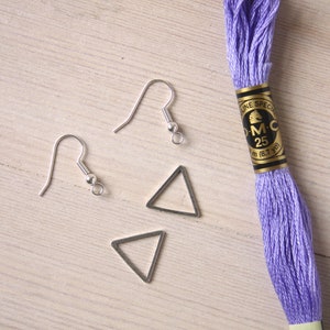 Macrame Earrings Kit Craft Kit Macrame Jewellery Kit Fringe Benefits Earrings image 6