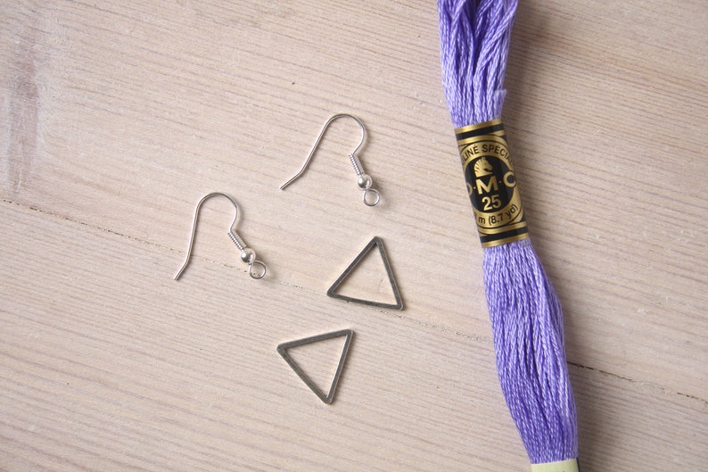 Macrame Earrings Kit Craft Kit Macrame Jewellery Kit Fringe Benefits Earrings image 6