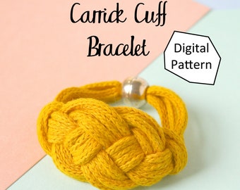 Tutorial de patrón de pulsera de macramé, pulsera de macramé DIY