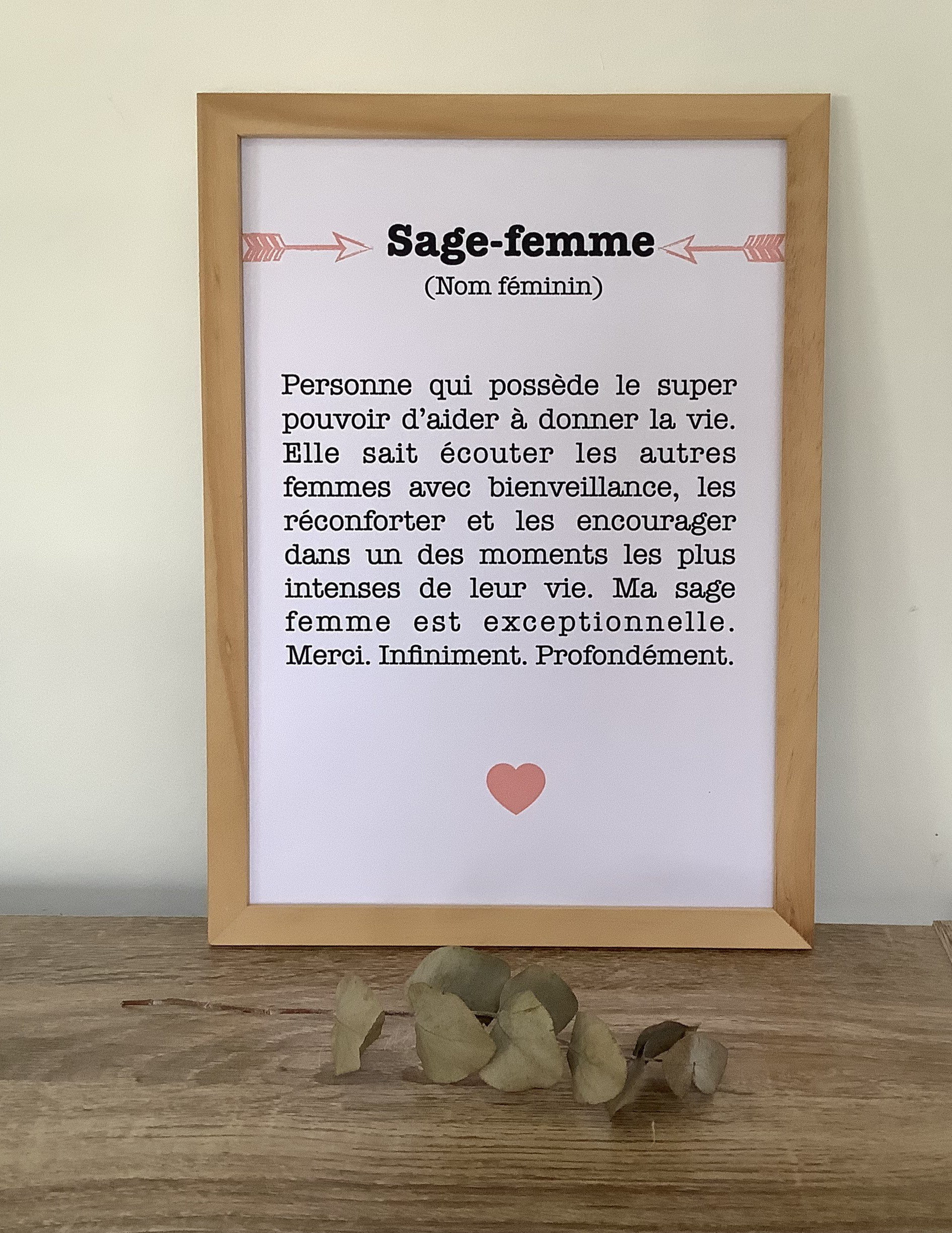 Carte De Remerciement Pour Sage-femme, Doula, Gynécologue - Modèle OGB-50