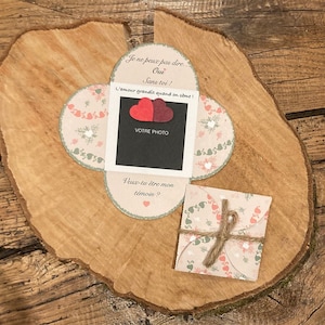 Richiesta testimone di matrimonio: borsa a sorpresa per matrimonio dal cuore da seminare