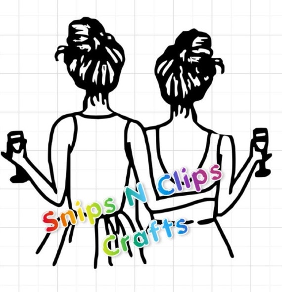 Download Best Friends SVG | Etsy