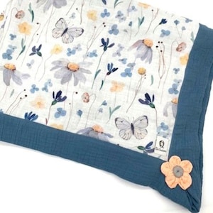 Floral Double Gauze Blanket
