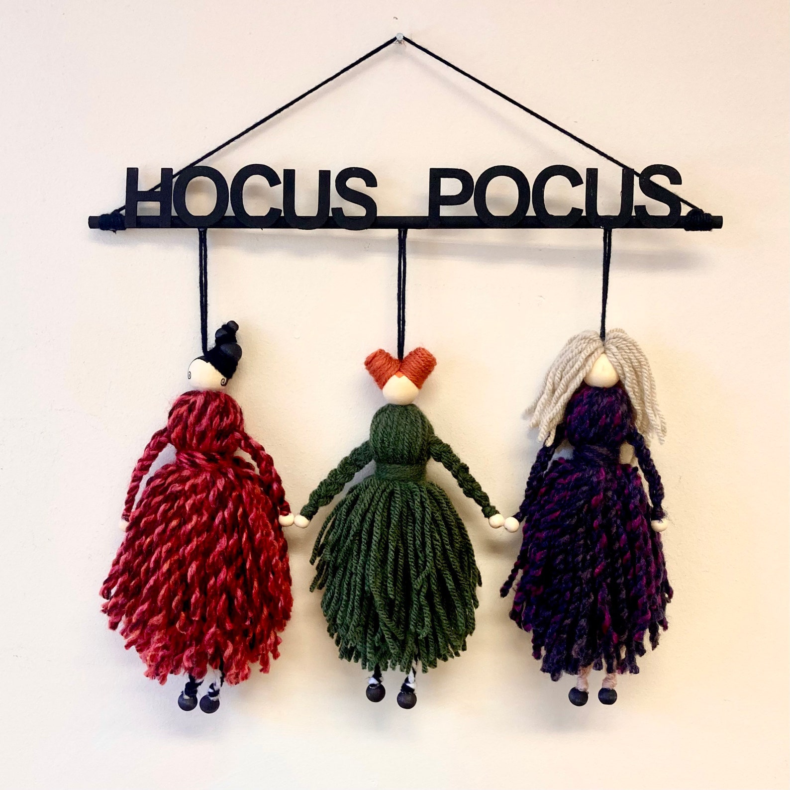 Macrame Hocus Pocus Hocus Pocus Tassel Sandeson Sisters - Etsy