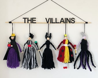 Disney Villains wall hanging