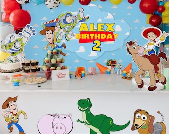 Toy Story Birthday Party Cutouts: Custom Foam Board Decorations