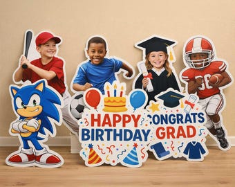 Custom Party & Event Decor Foam Board Cutouts – 12" to 24"