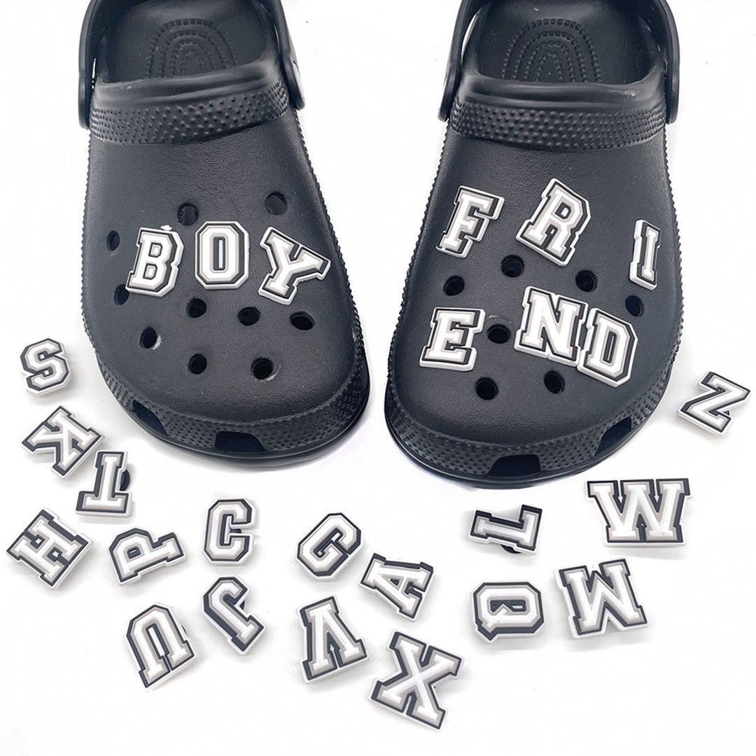 Letter Croc Charm Letter Charms for Shoes Alphabet Crocs Etsy Canada