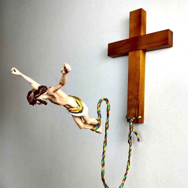 Der Original BunJesus - Bungee Jumping Jesus