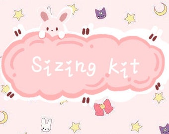 Sizing Kit for Press On Nails | Kawaii Nails | Cute Nails | Princess Nails | Fake Nails | Stiletto Nails | Coffin Nails | Swarovski Nails