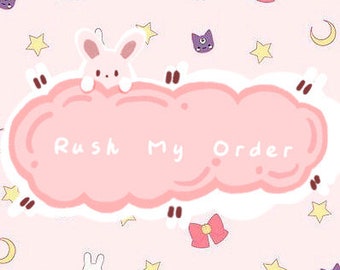 Rush Order for Press On Nails | Kawaii Nails | Cute Nails | Princess Nails | Fake Nails | Stiletto Nails | Coffin Nails | Swarovski Nails