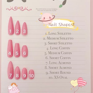 Clear Gold Silver Press On Nails Kawaii Nails Cute Nails Princess Nails Fake Nails Stiletto Nails Coffin Nails Swarovski Nails image 8