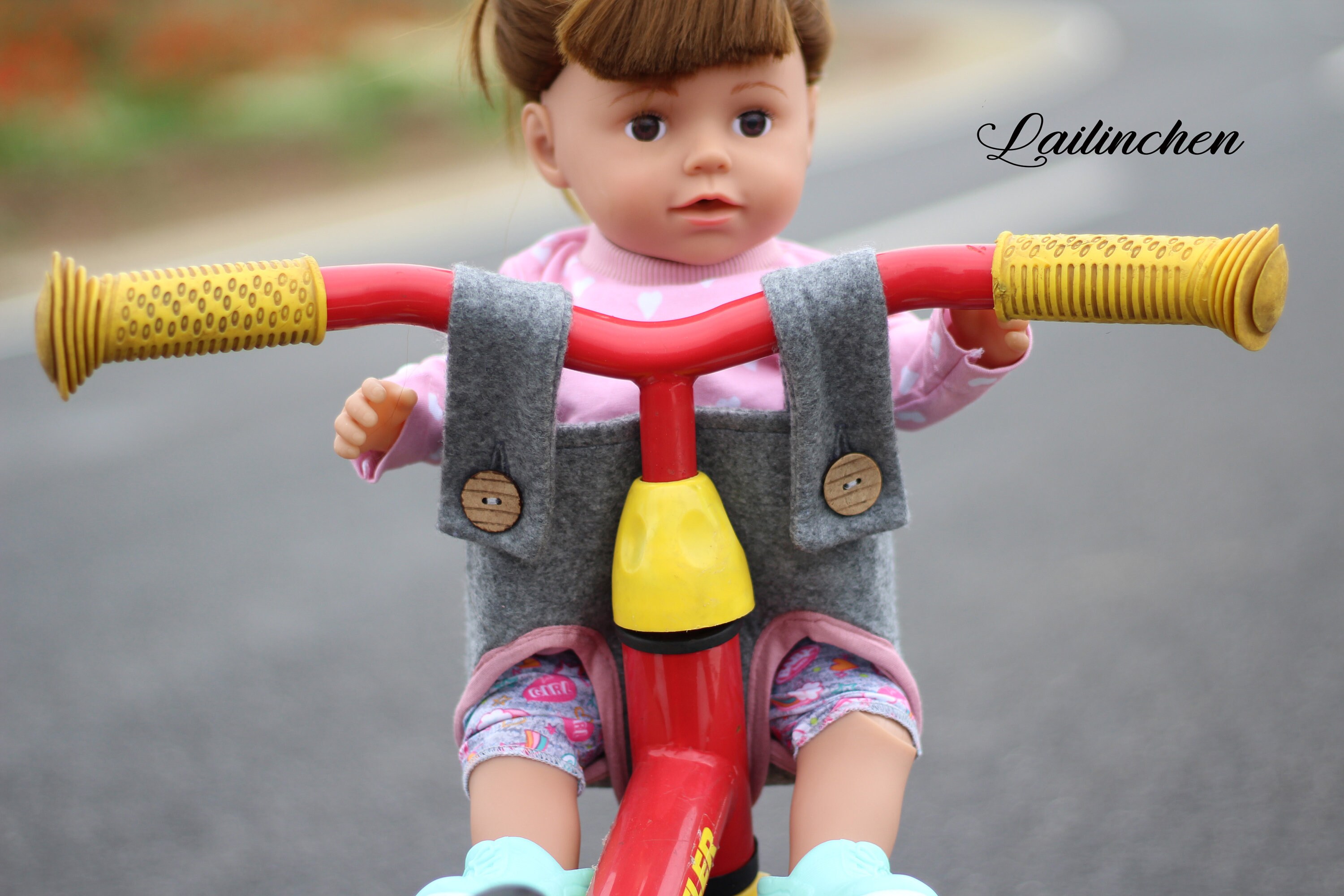 schnittmuster puppensitz fahrrad