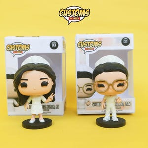 Custom Mini Funko Inspired Figurine| Keychain or Standee with Box