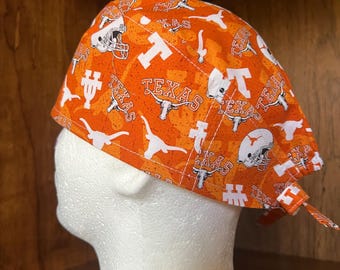 Men's Scrub Hat; OR hat; anesthesia cap;  USA Made Surgical Cap