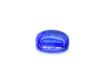 AAA Tansanit Cabochon, 3 Karat Edelstein