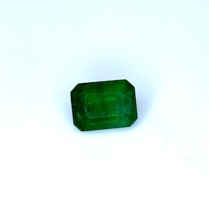Natural Zambian Emerald | Emerald Cut | Rich Green Loose Gemstone | Untreated | Ideal for Rings & Custom Jewelry