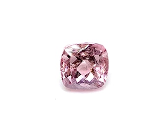Natural Pink Tourmaline Cushion Cut Gemstone, Soft Pink Faceted Stone for Ring Pendant
