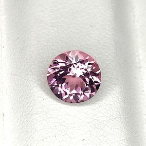 AAA Quality Natural Pink Color Tourmaline Round Cut Loose Gemstone 6x6 MM Faceted Incredibly Rare Pink Tourmaline Gemstone Carat