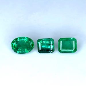 Natural Zambian Emerald | Emerald Cut | Rich Green Loose Gemstone | Untreated | Ideal for Rings & Custom Jewelry