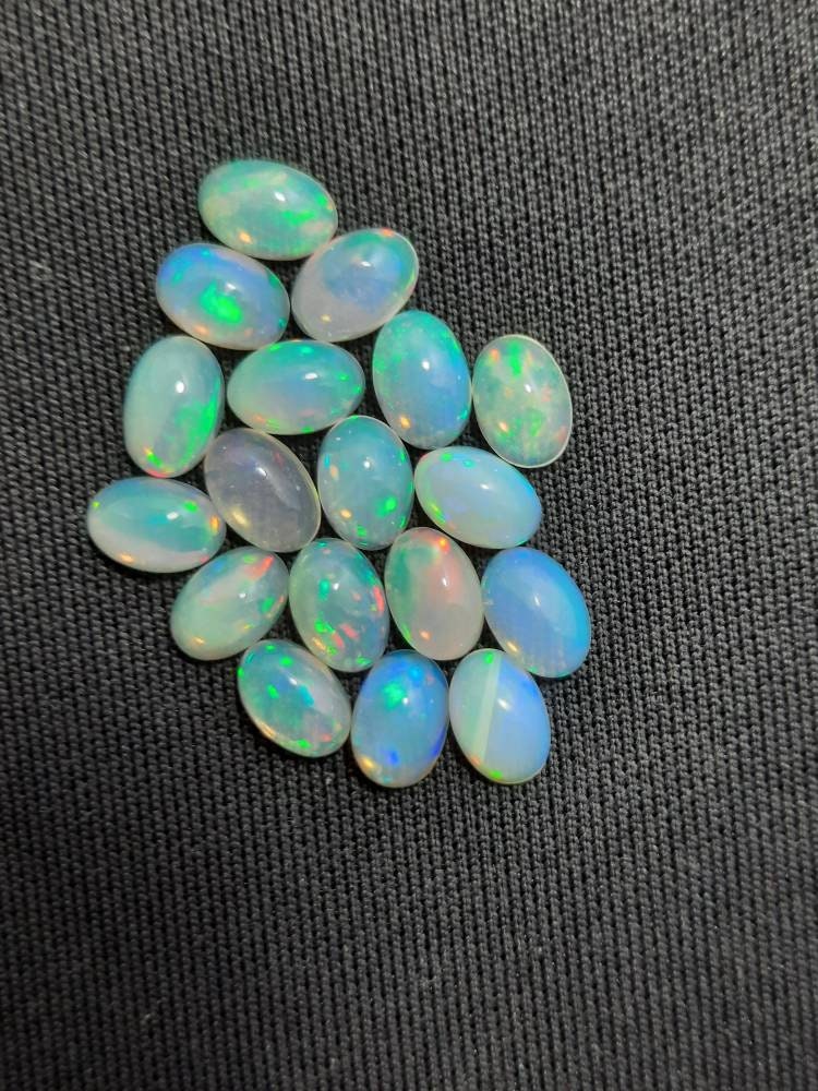 Äthiopischer Welo Opal Cabochon AAA Qualität - Natürlicher Edelstein Für Schmuck